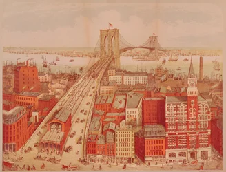 Brooklyn Bridge, ca. 1883